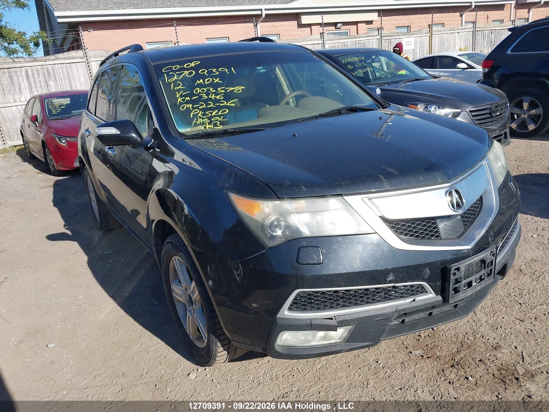 2012 ACURA MDX ELITE PACKAGE