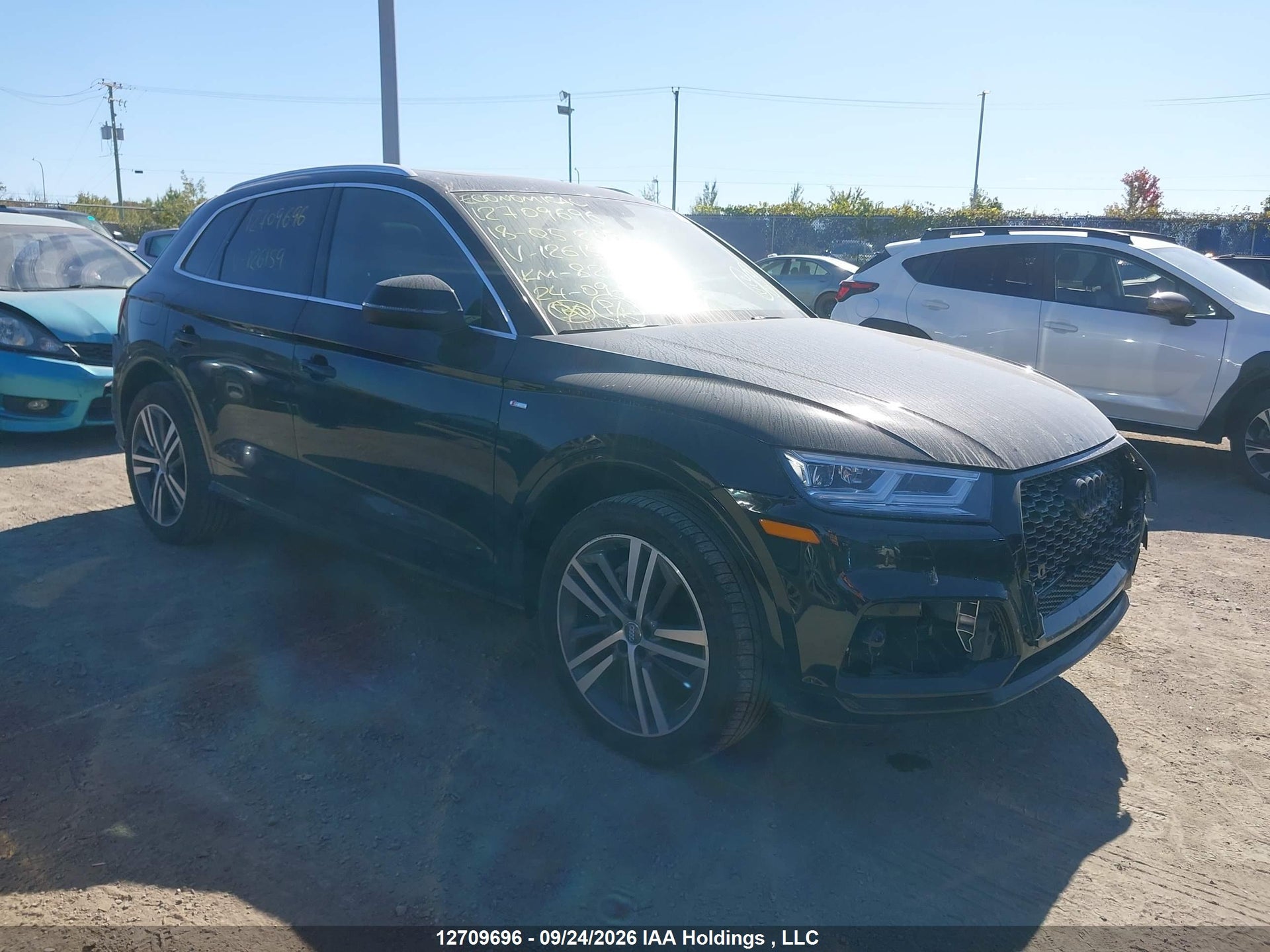 2018 AUDI Q5 2.0T TECHNIK — VIN WA1FNAFY9J2126159 — Front & Rear damage — salvage auction photo — TrueBid